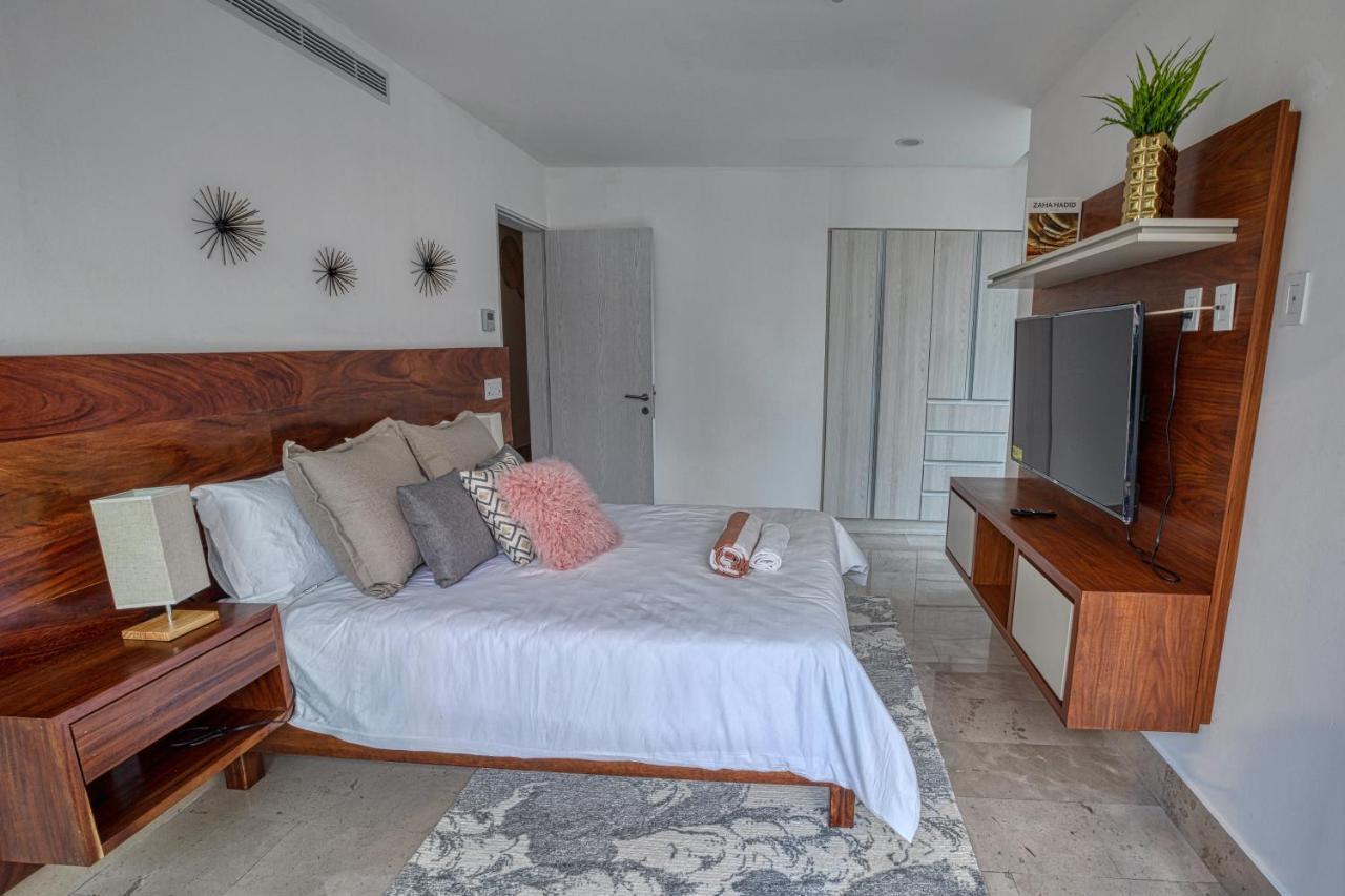 Astonishing Condo With Balcony In A Private Complex With Pool And Gym Playa del Carmen Eksteriør bilde