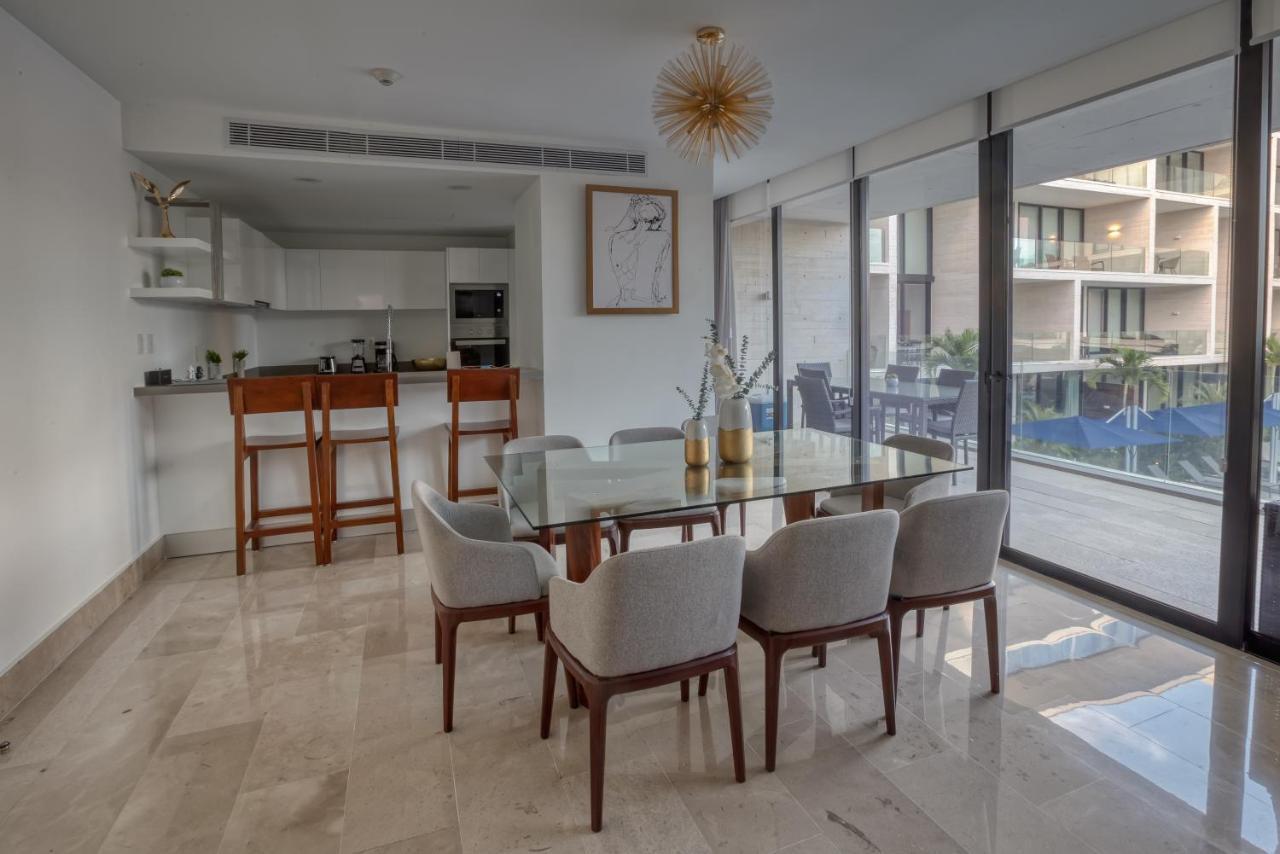 Astonishing Condo With Balcony In A Private Complex With Pool And Gym Playa del Carmen Eksteriør bilde